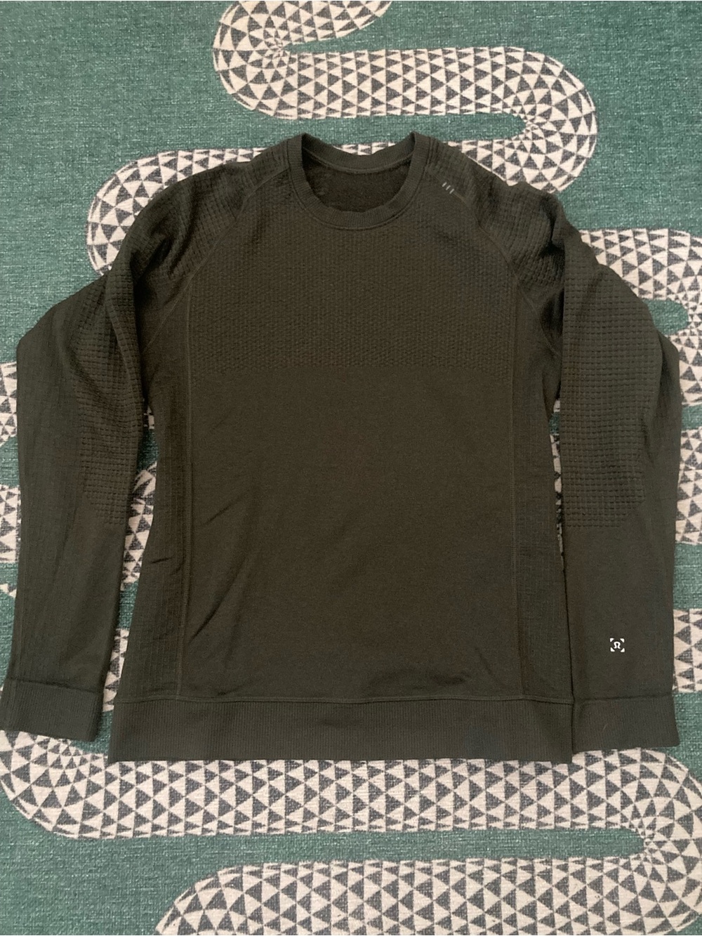 lululemon athletica Men's Dark Green Crewneck Sweater